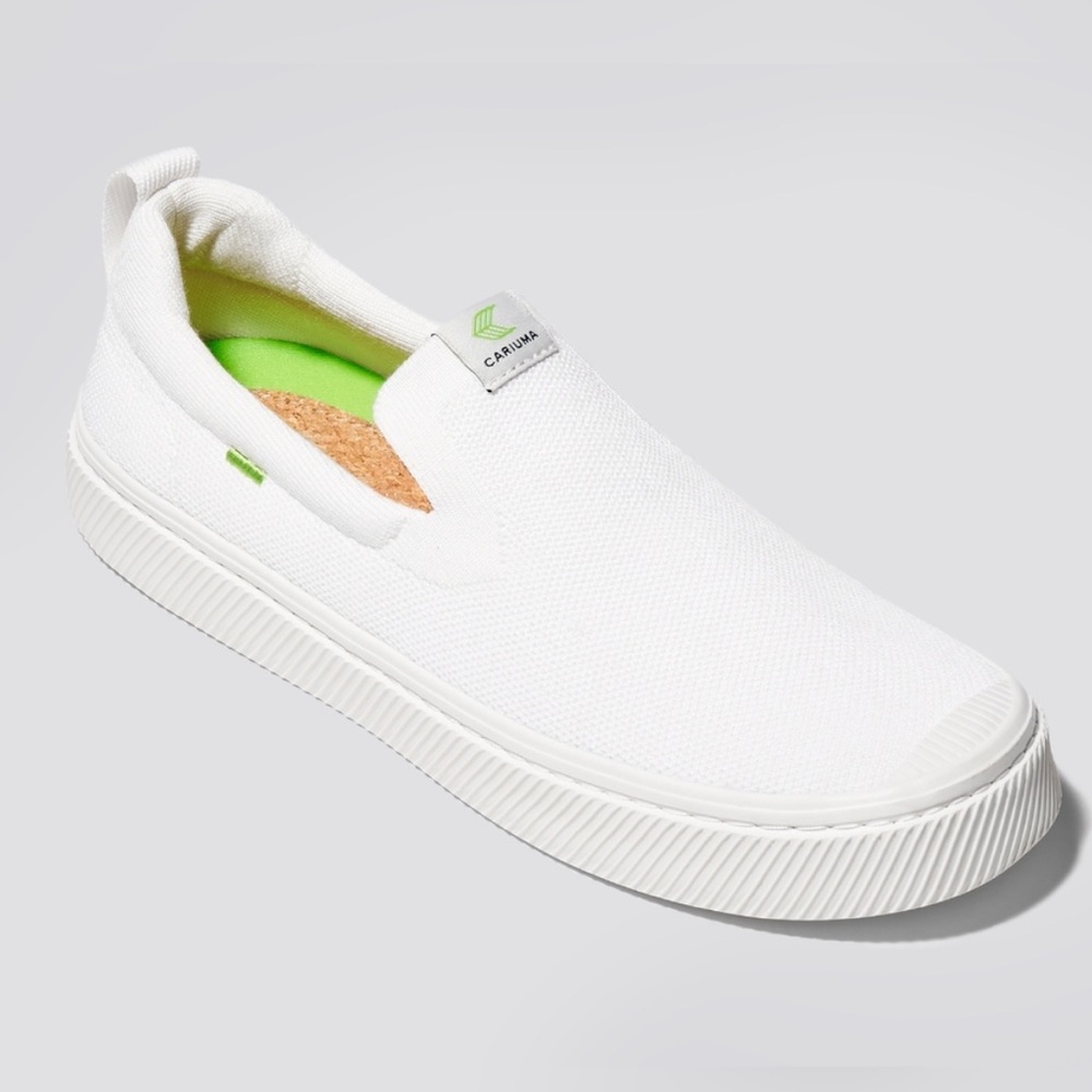 NWT Cariuma IBI White Knit Slip On Sz 7